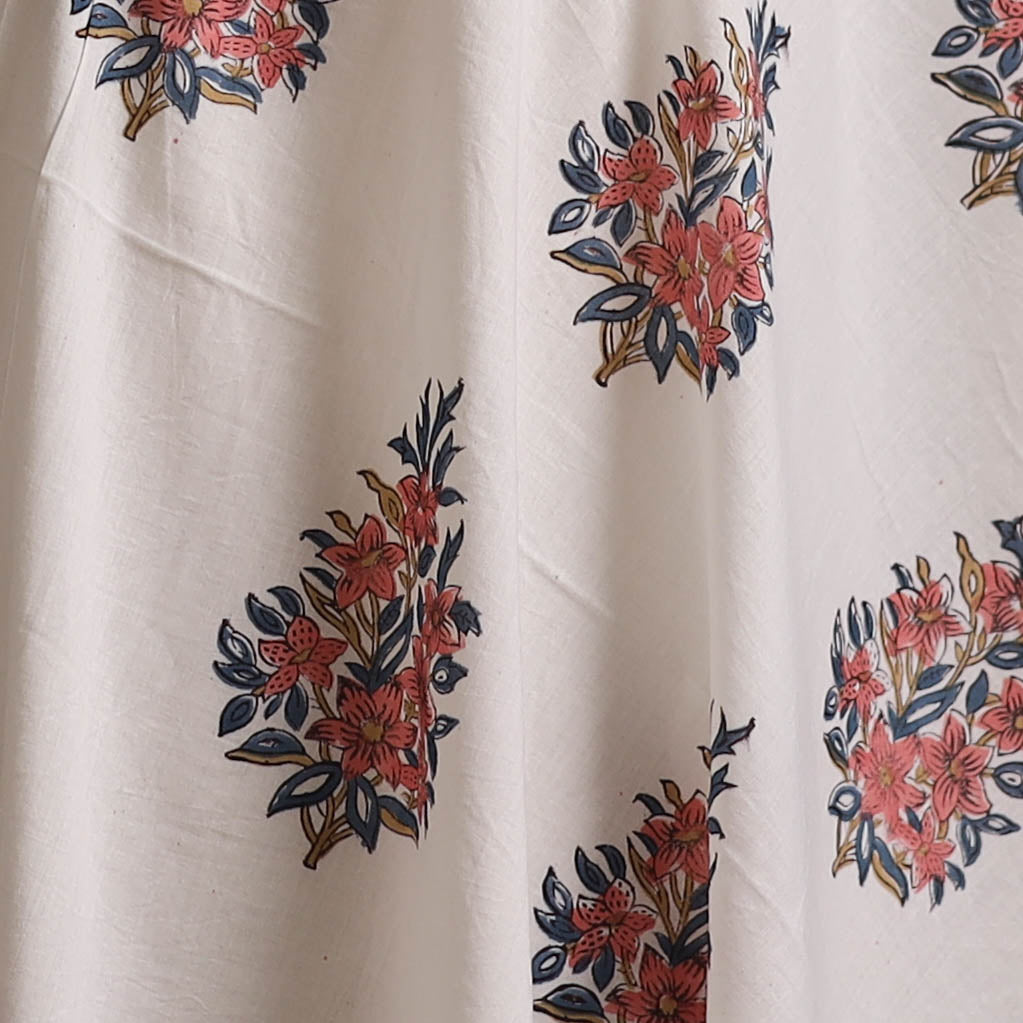 Sanganeri Hand Block Print Cotton Fabric 13