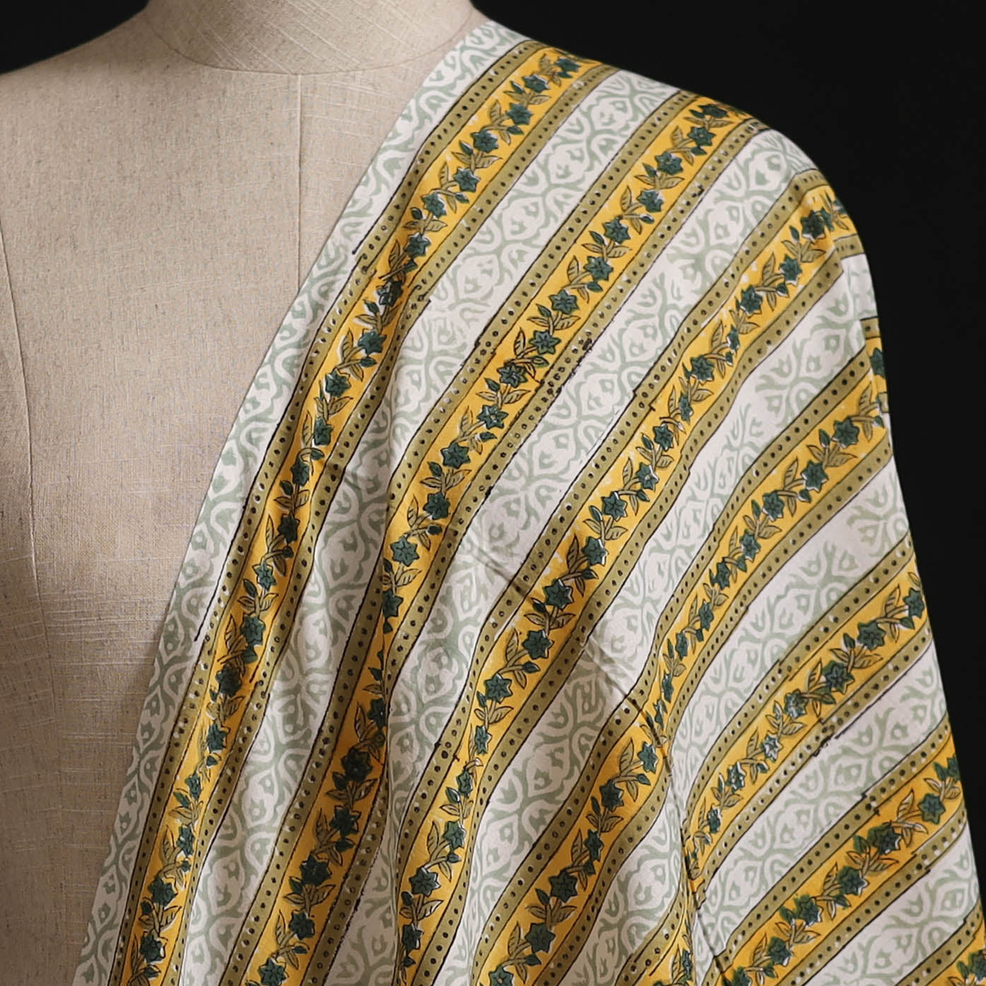 Sanganeri Hand Block Print Cotton Fabric 18