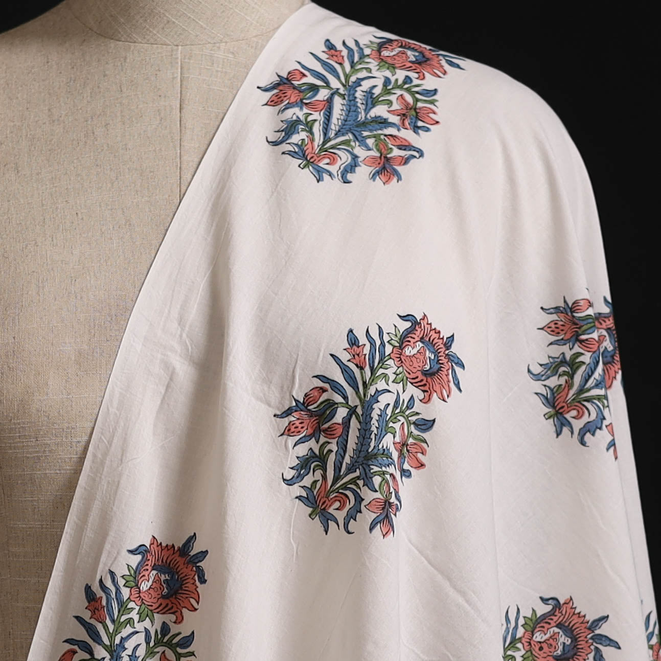 Sanganeri Hand Block Print Cotton Fabric 20