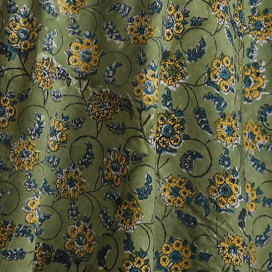 Sanganeri Hand Block Print Cotton Fabric 02