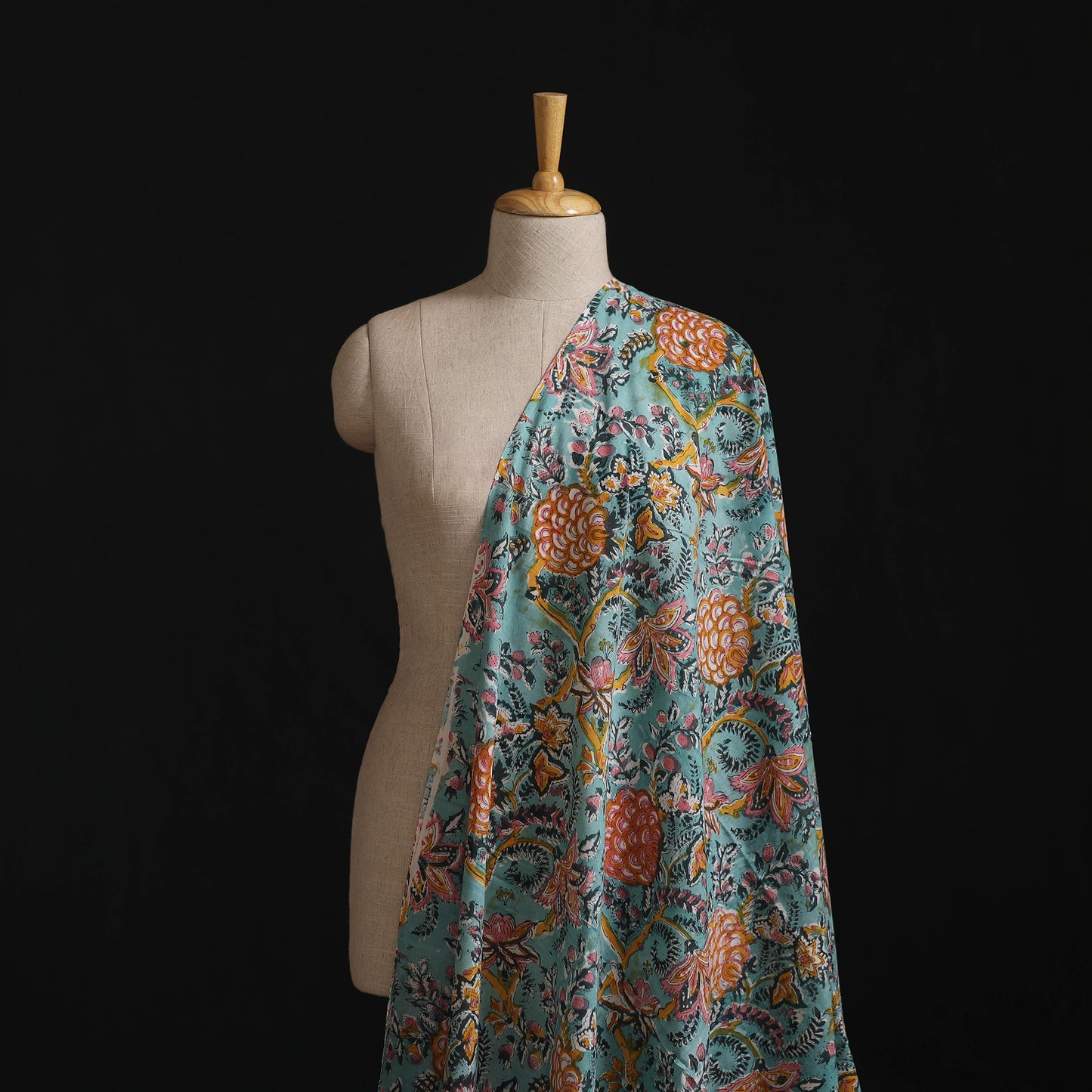 Sanganeri Hand Block Print Cotton Fabric 03