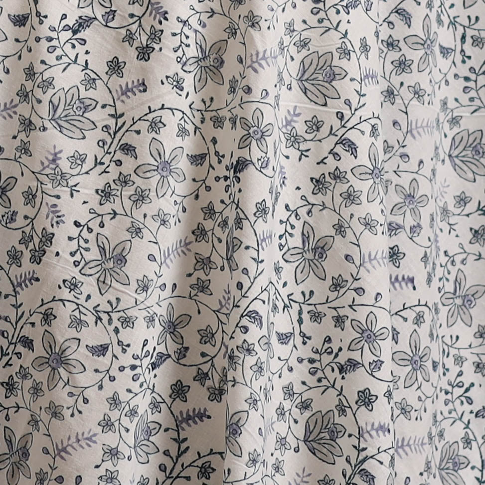 Sanganeri Hand Block Print Cotton Fabric 10