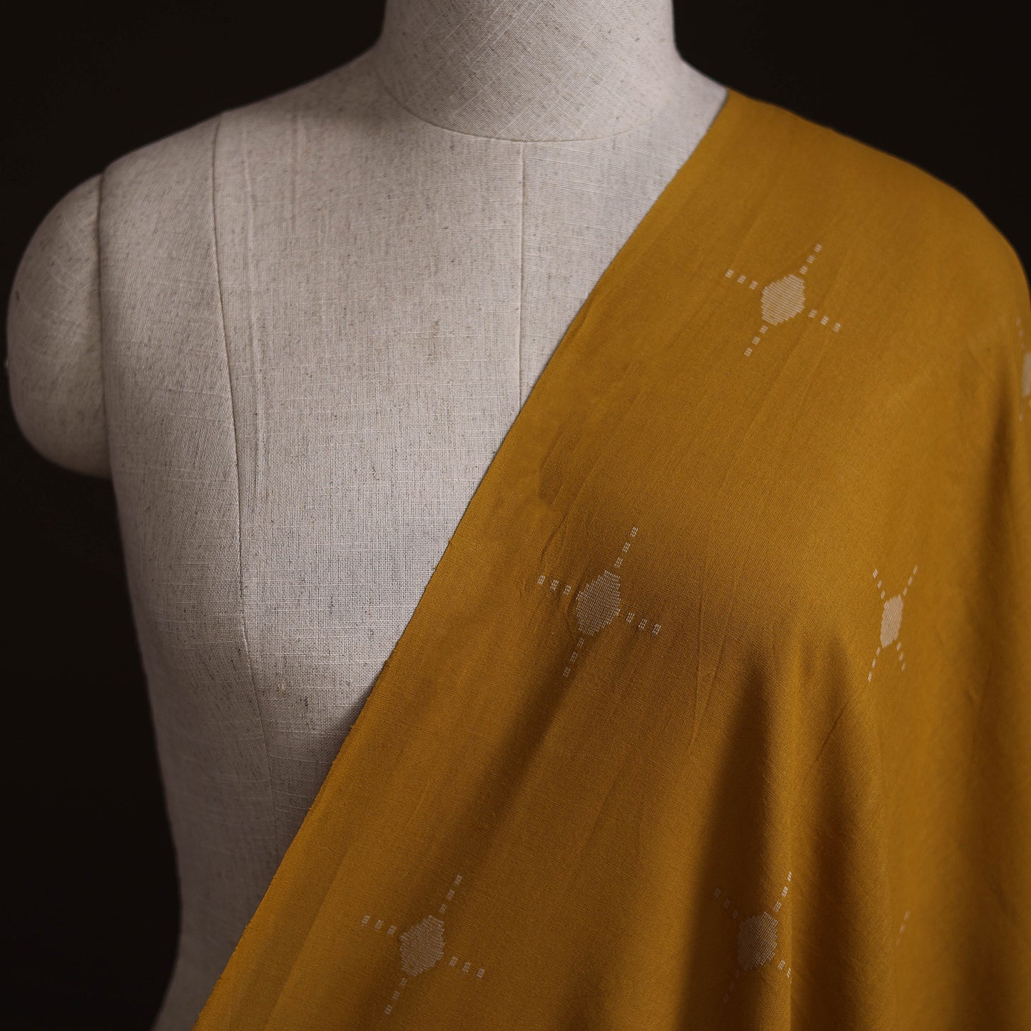 Yellow - Prewashed Cotton Jacquard Fabric 15