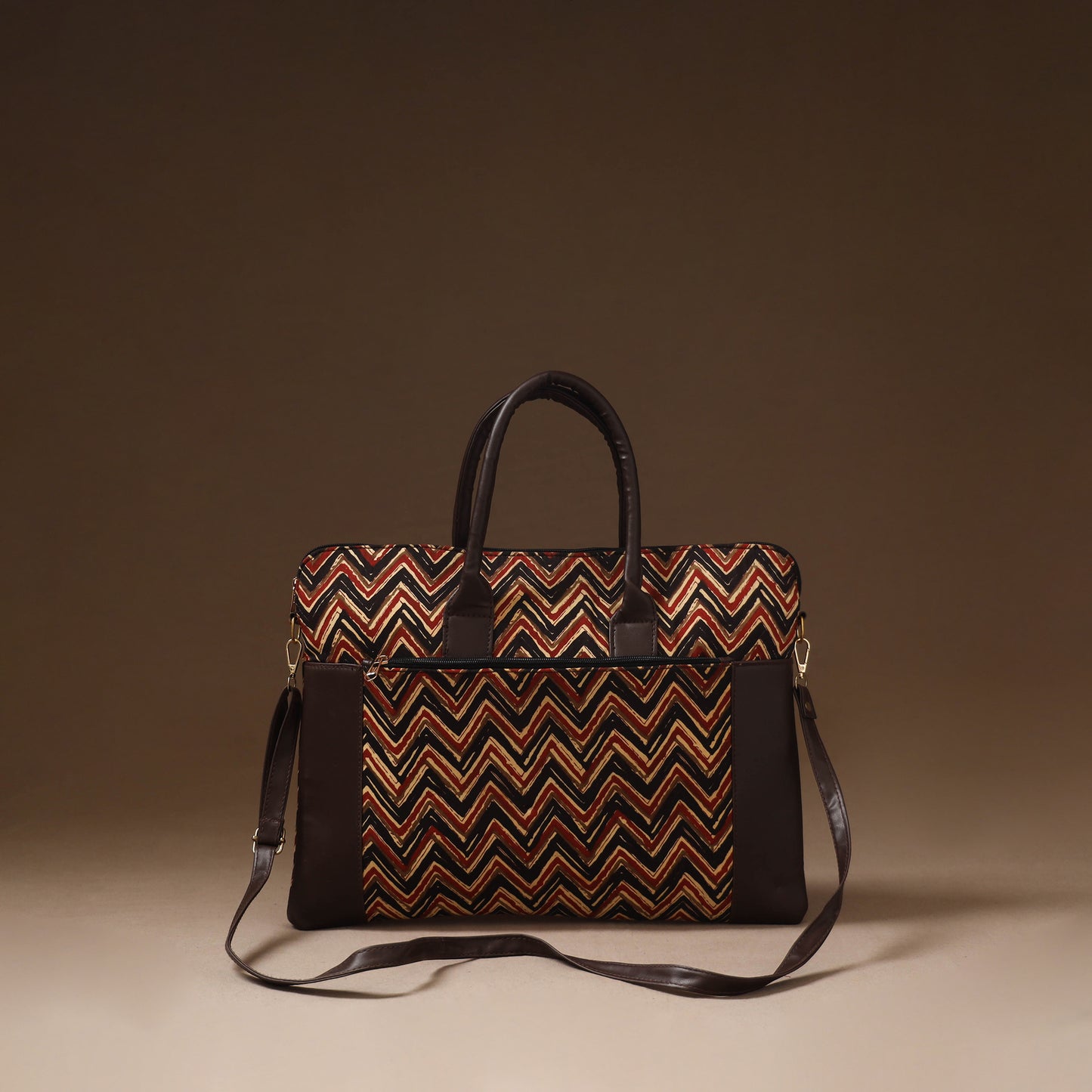 Multicolor - Handcrafted Printed Laptop Bag 15