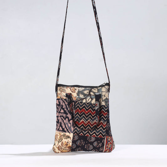Multicolor - Handmade Quilted Cotton Patchwork Sling Bag 45