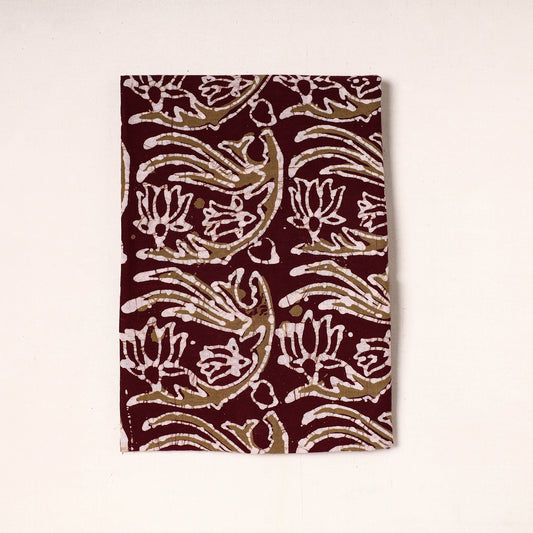 Brown - Hand Batik Printed Cotton Precut Fabric (1.5 meter) 05