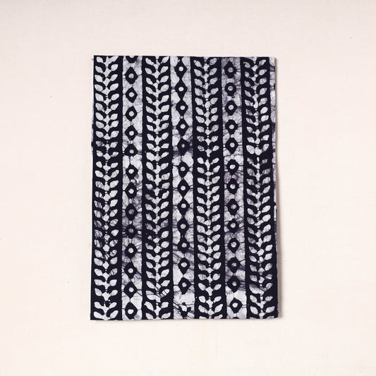 Black - Hand Batik Printed Cotton Precut Fabric (0.7 meter) 10
