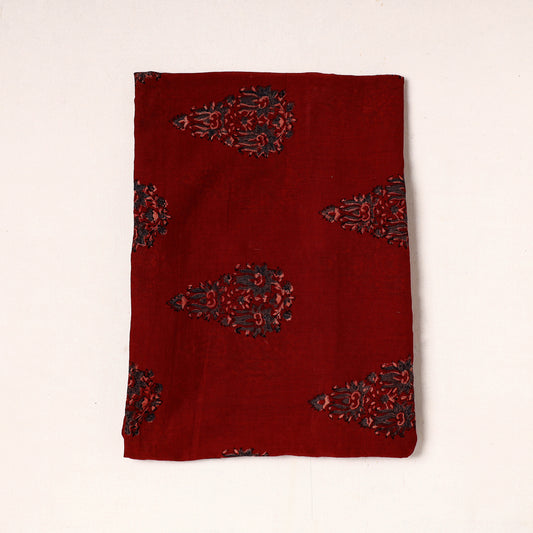 Ajrakh Block Printed Cotton Precut Fabric (0.7 meter) 55