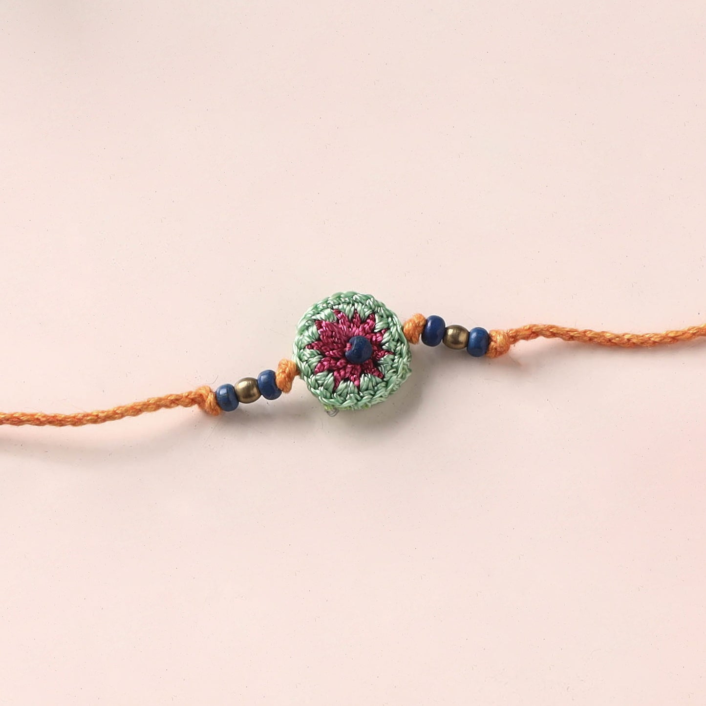 Flower - Handmade Crochet Rakhi by Samoolam 09