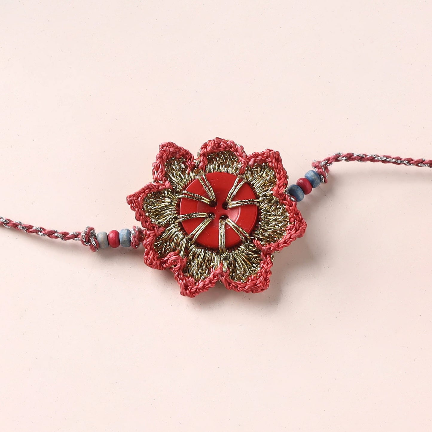 Flower - Handmade Crochet Rakhi by Samoolam 12