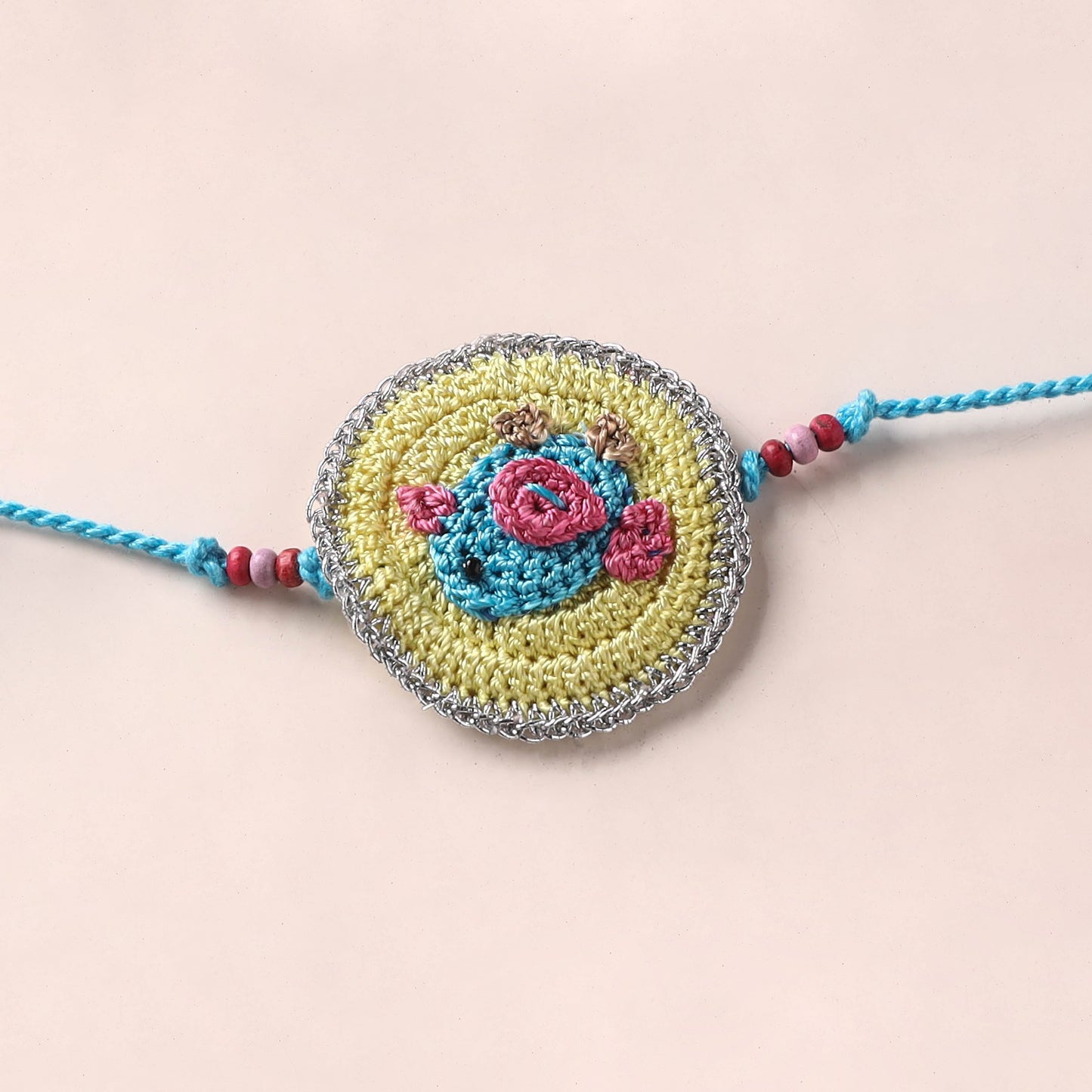 Flower - Handmade Crochet Rakhi by Samoolam 29