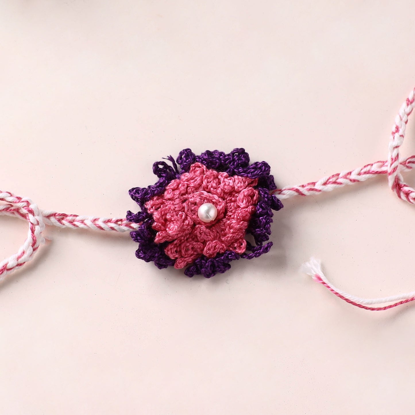 Flower - Handmade Crochet Work Rakhi 63