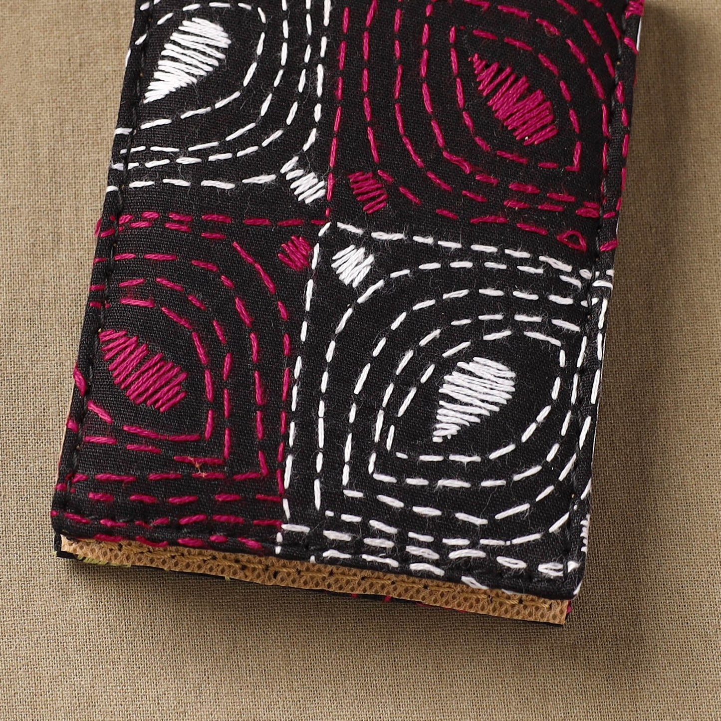 Bengal Kantha Work Handcrafted Notepad (4 x 3 in) 03