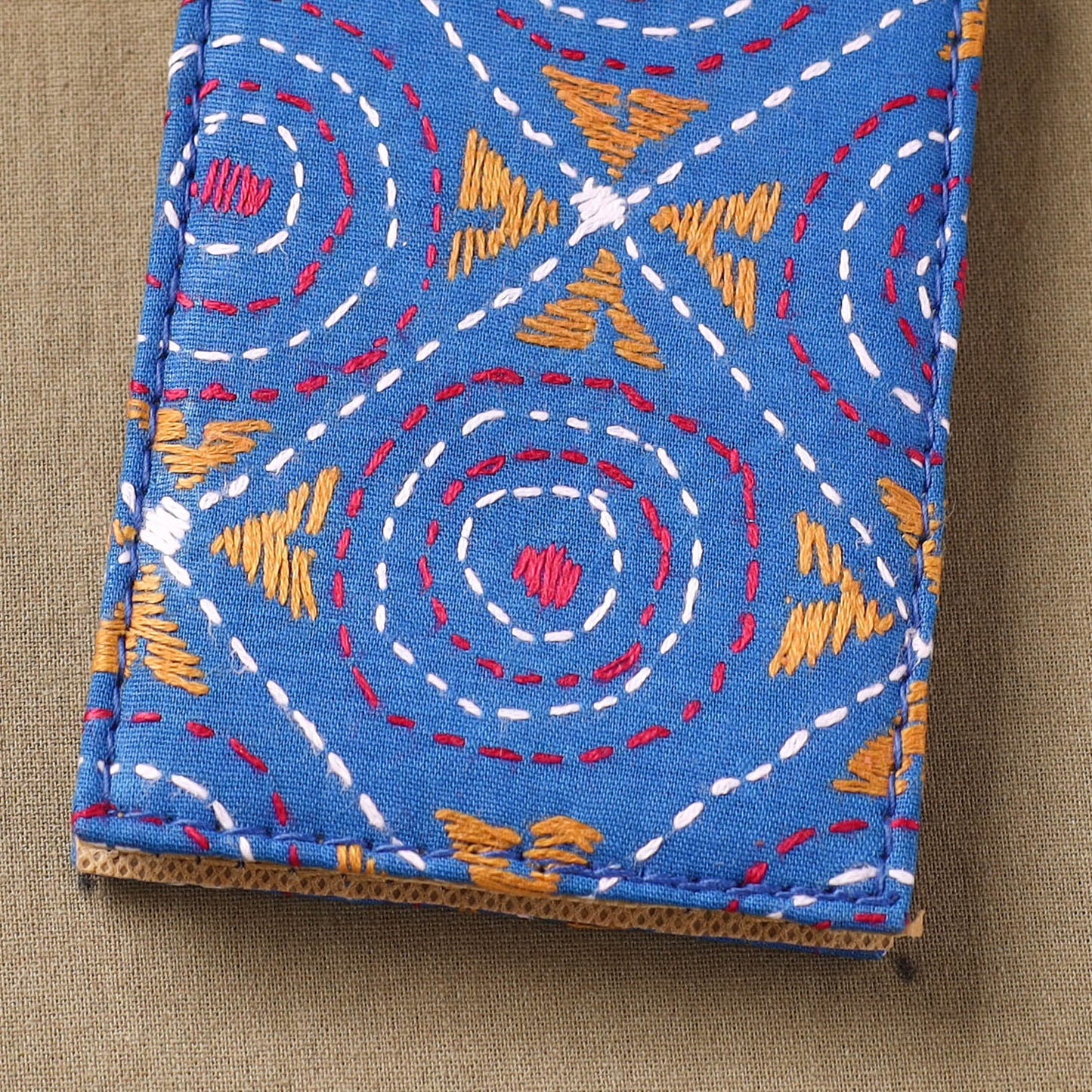 Bengal Kantha Work Handcrafted Notepad (4 x 3 in) 13