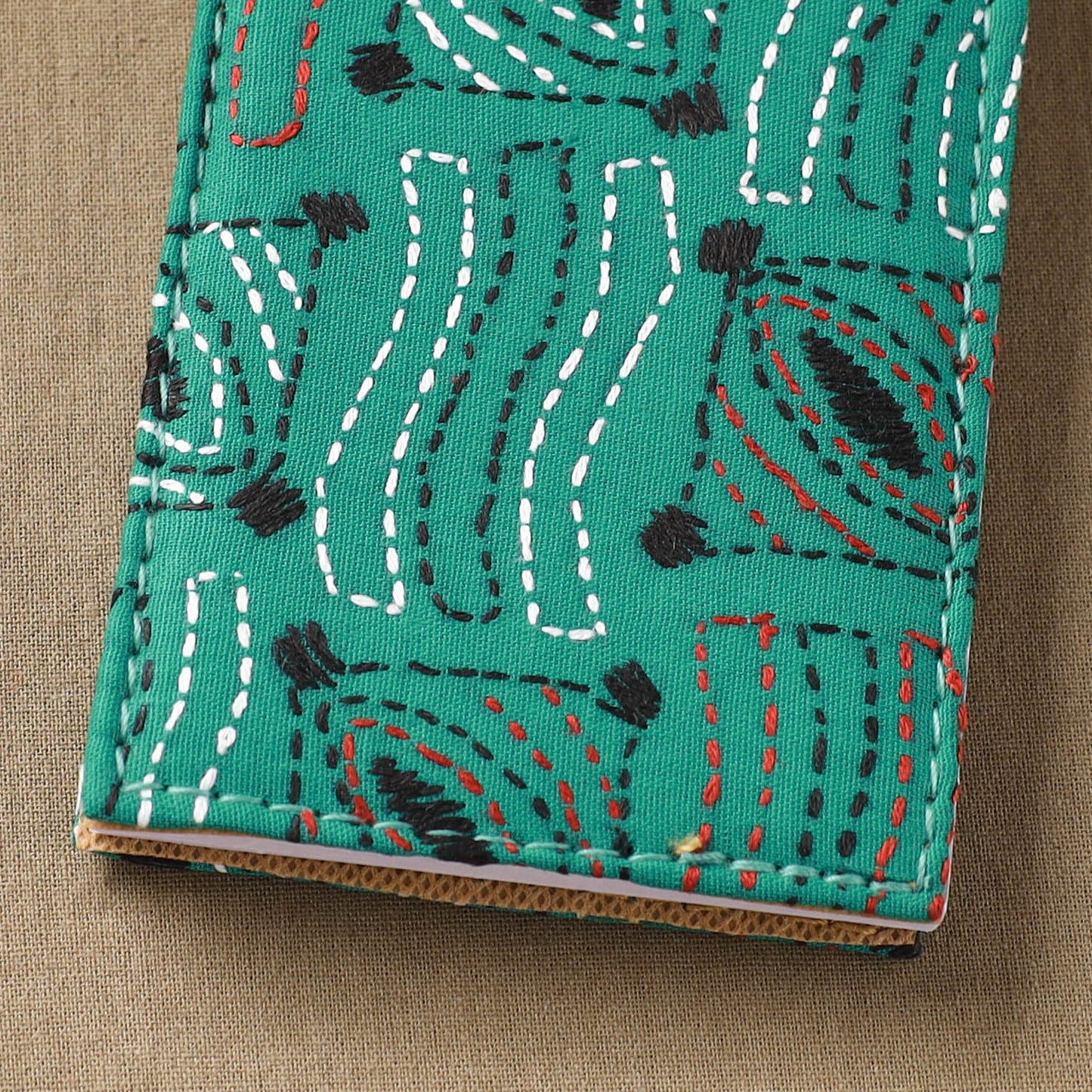 Bengal Kantha Work Handcrafted Notepad (4 x 3 in) 15