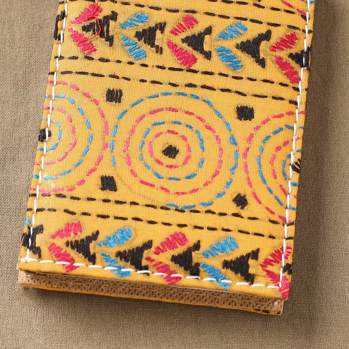 Bengal Kantha Work Handcrafted Notepad (4 x 3 in) 24