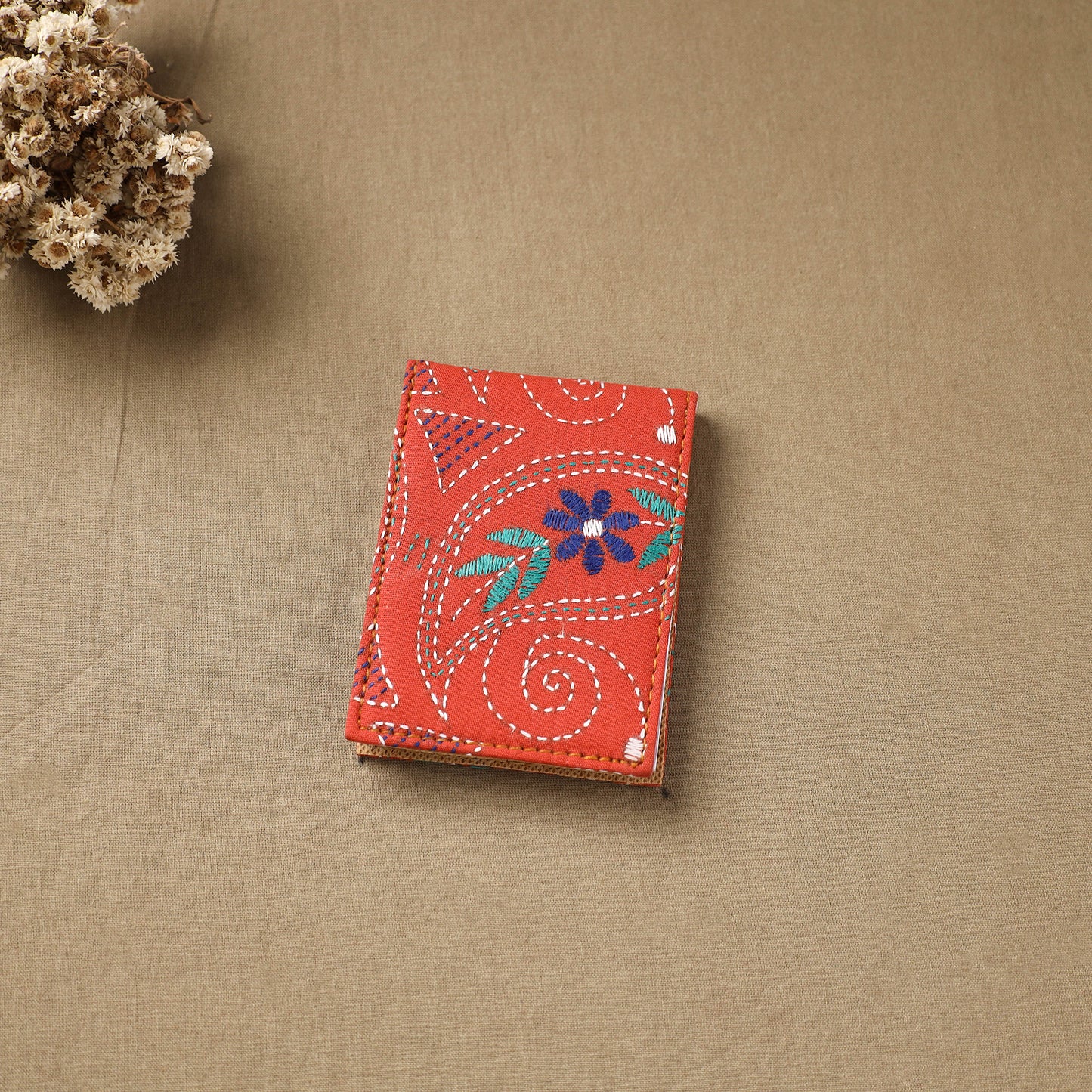 Bengal Kantha Work Handcrafted Notepad (4 x 3 in) 25