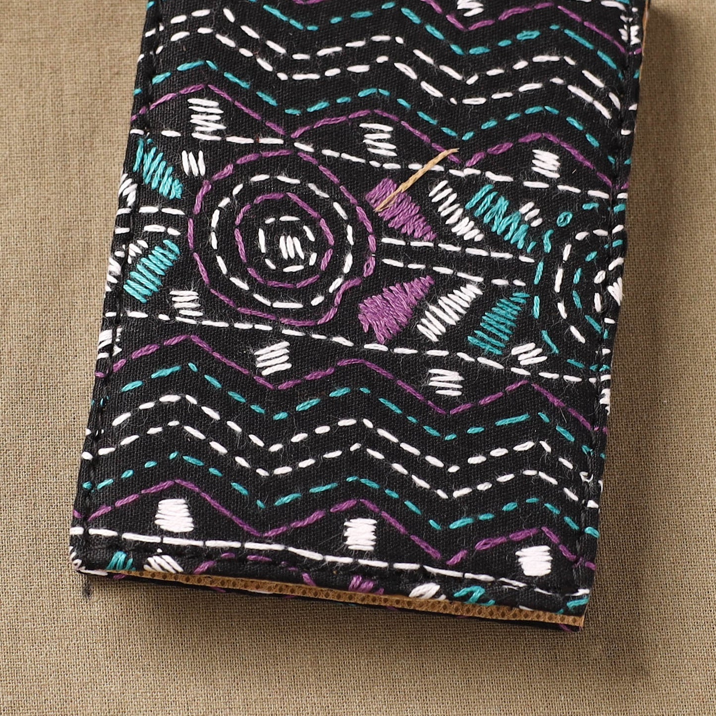 Bengal Kantha Work Handcrafted Notepad (4 x 3 in) 28
