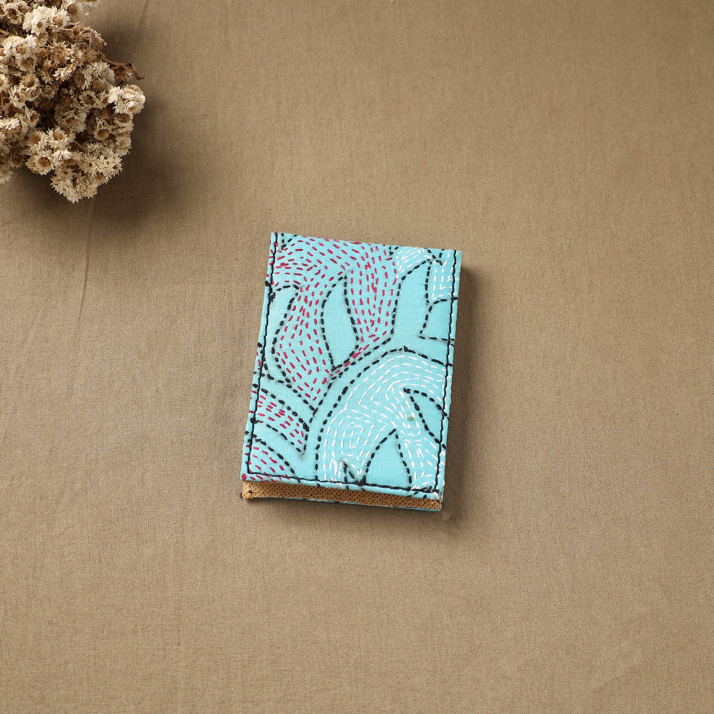 Bengal Kantha Work Handcrafted Notepad (4 x 3 in) 31