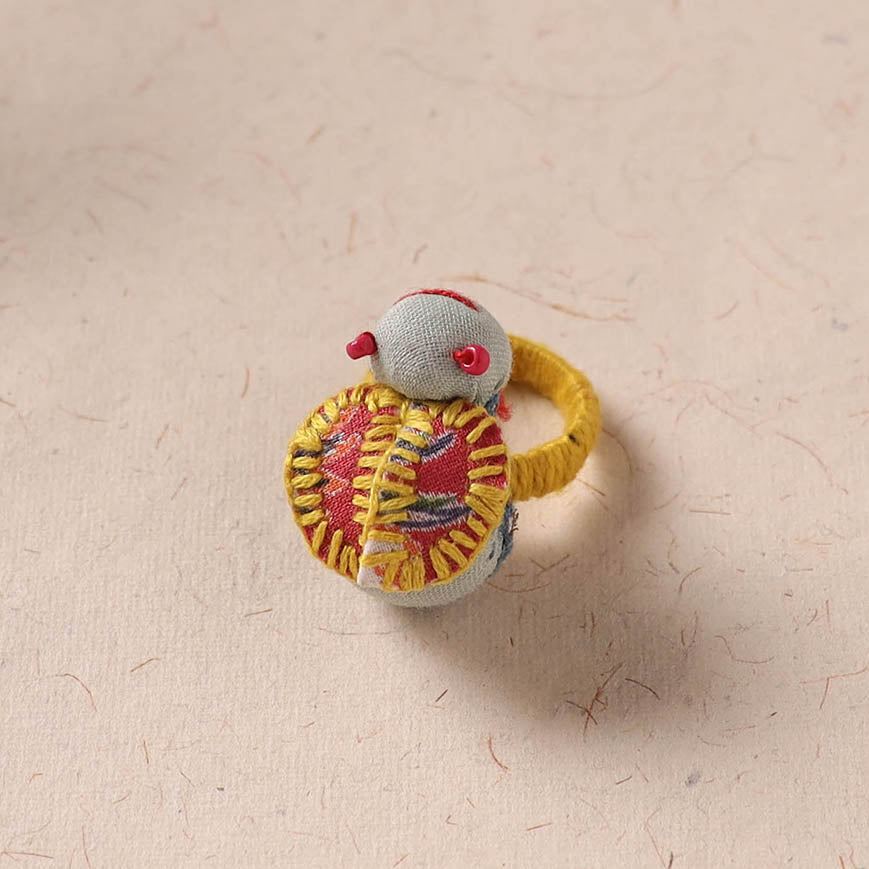 Tortoise - Handmade Fab Artwork Ring 05