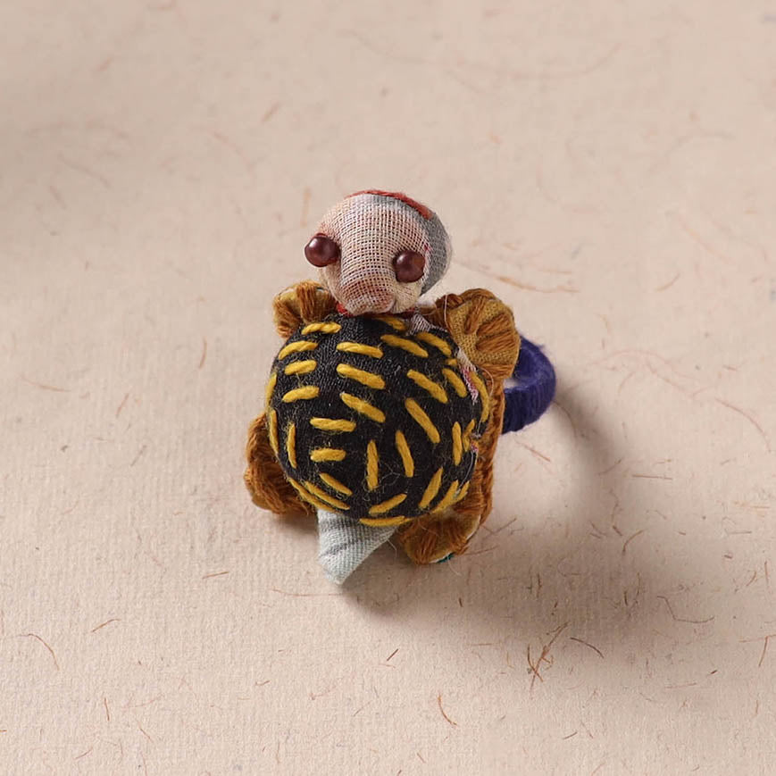 Tortoise - Handmade Fab Artwork Ring 09
