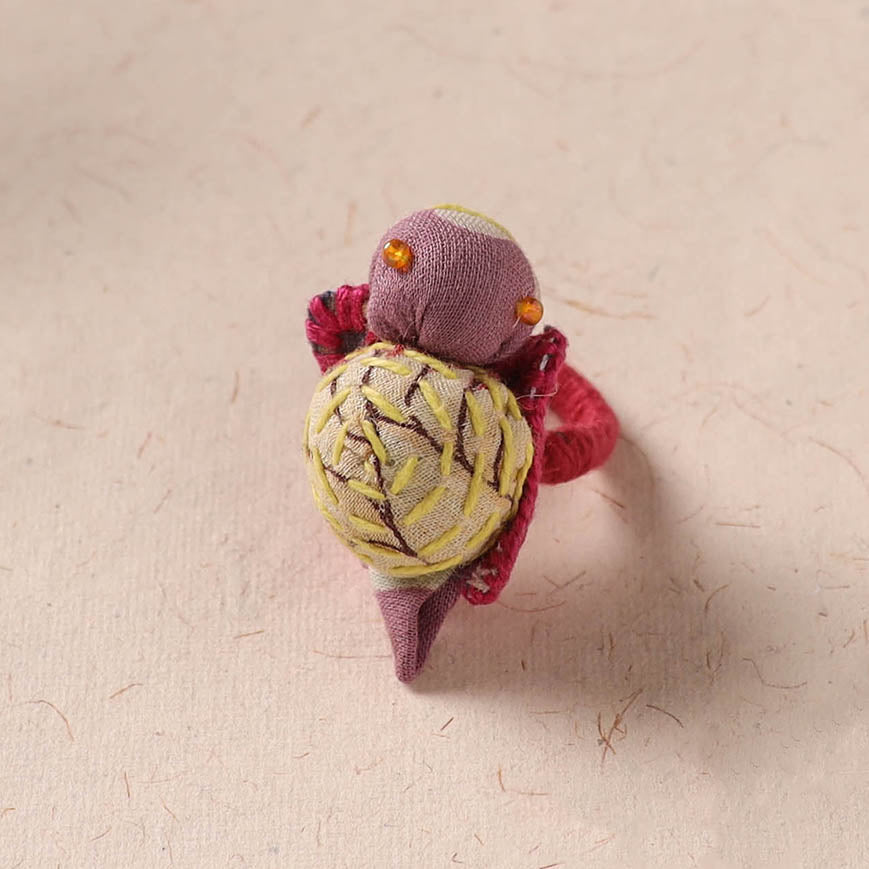 Tortoise - Handmade Fab Artwork Ring 11