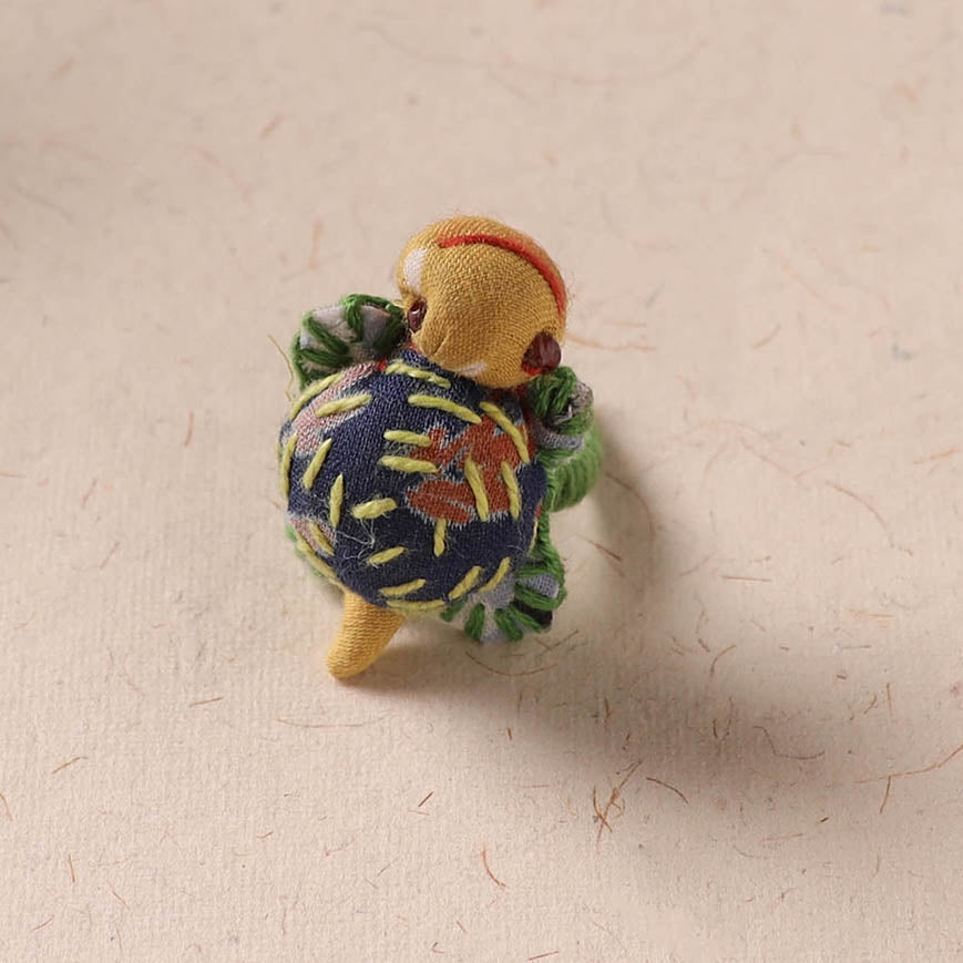 Tortoise - Handmade Fab Artwork Ring 25