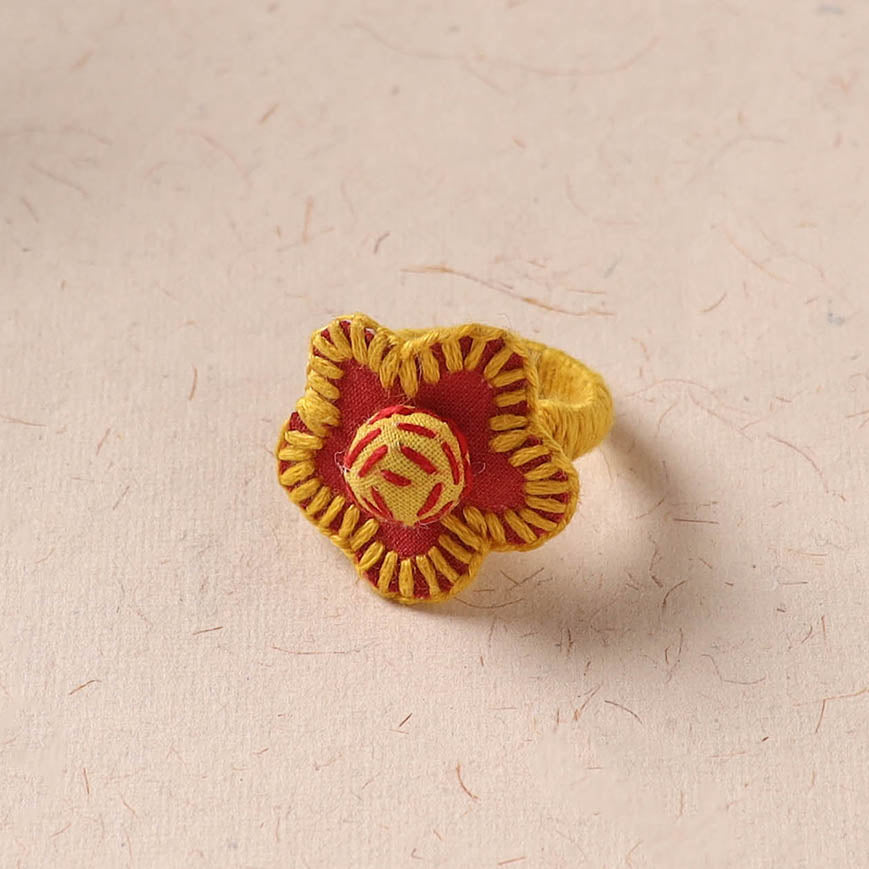 Flower - Handmade Fab Artwork Ring 28