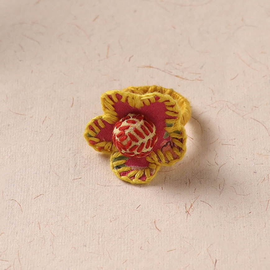 Flower - Handmade Fab Artwork Ring 29