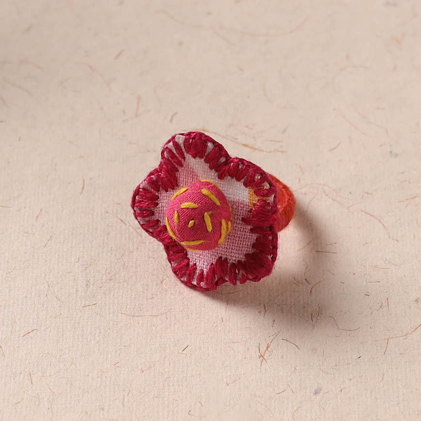 Flower - Handmade Fab Artwork Ring 32