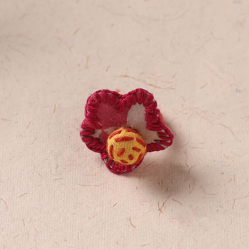 Flower - Handmade Fab Artwork Ring 37