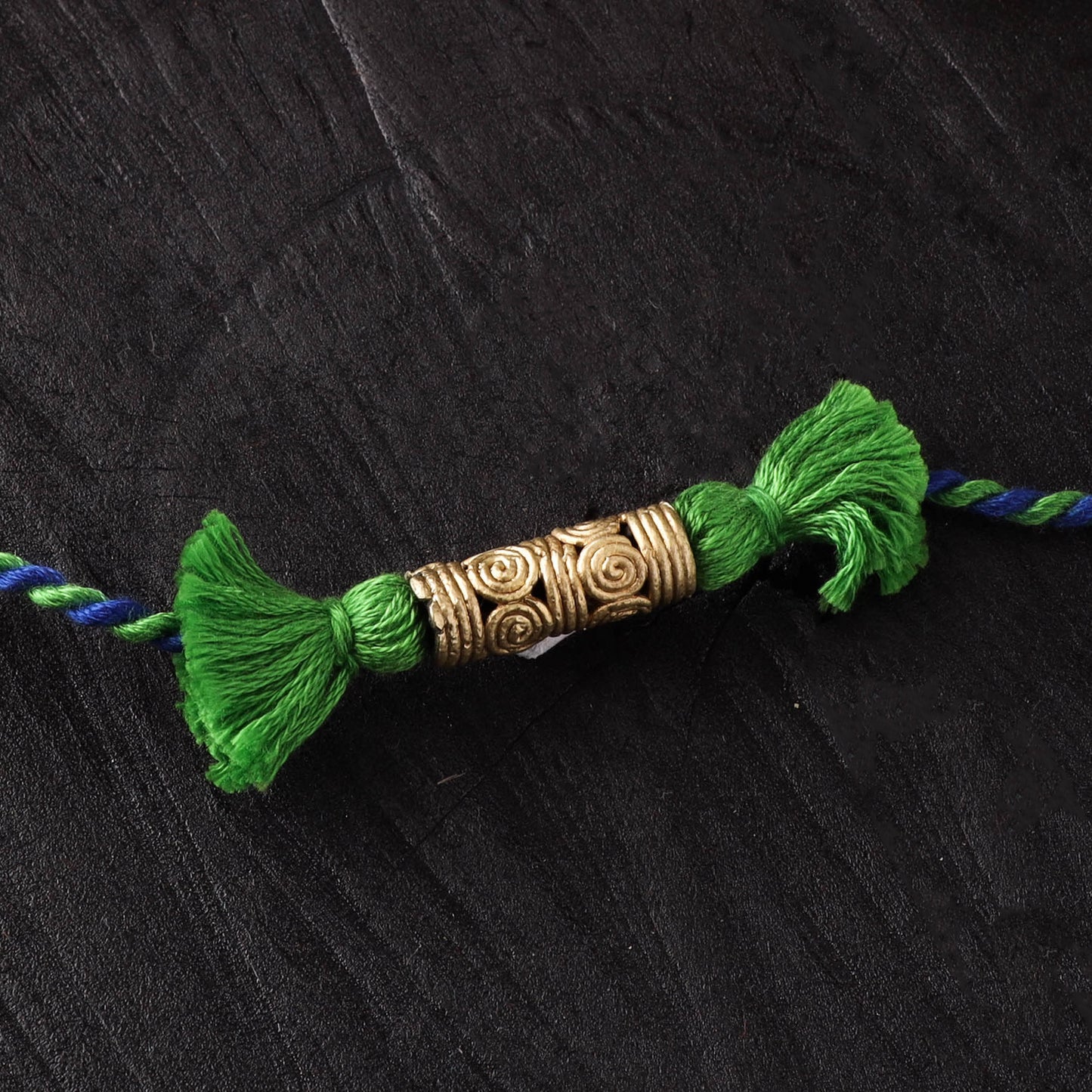 Tribal Dokra Brass Rakhi by Miharu 21
