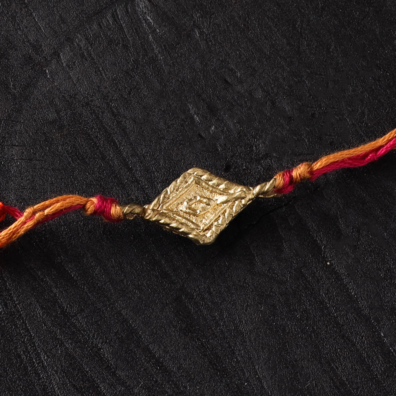 Tribal Dokra Brass Rakhi by Miharu 20