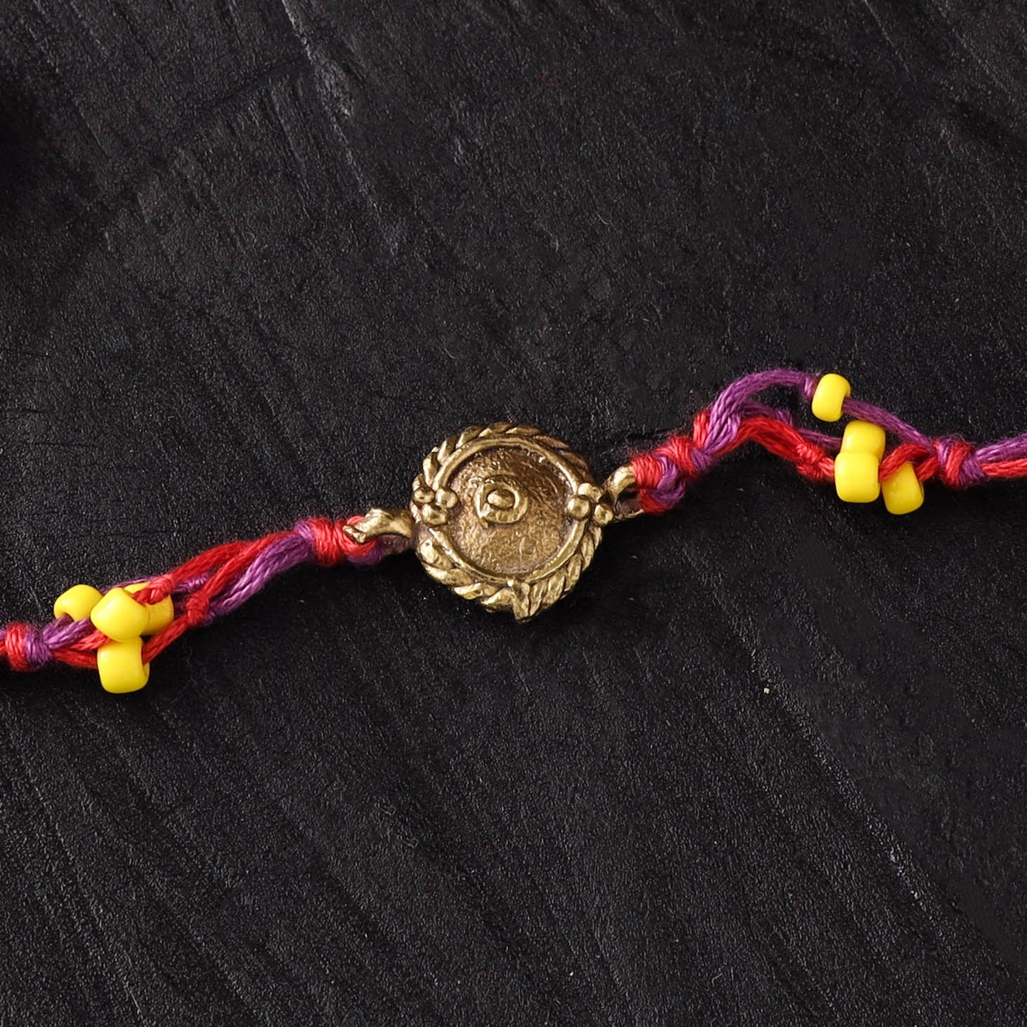 Tribal Dokra Brass Rakhi by Miharu 16