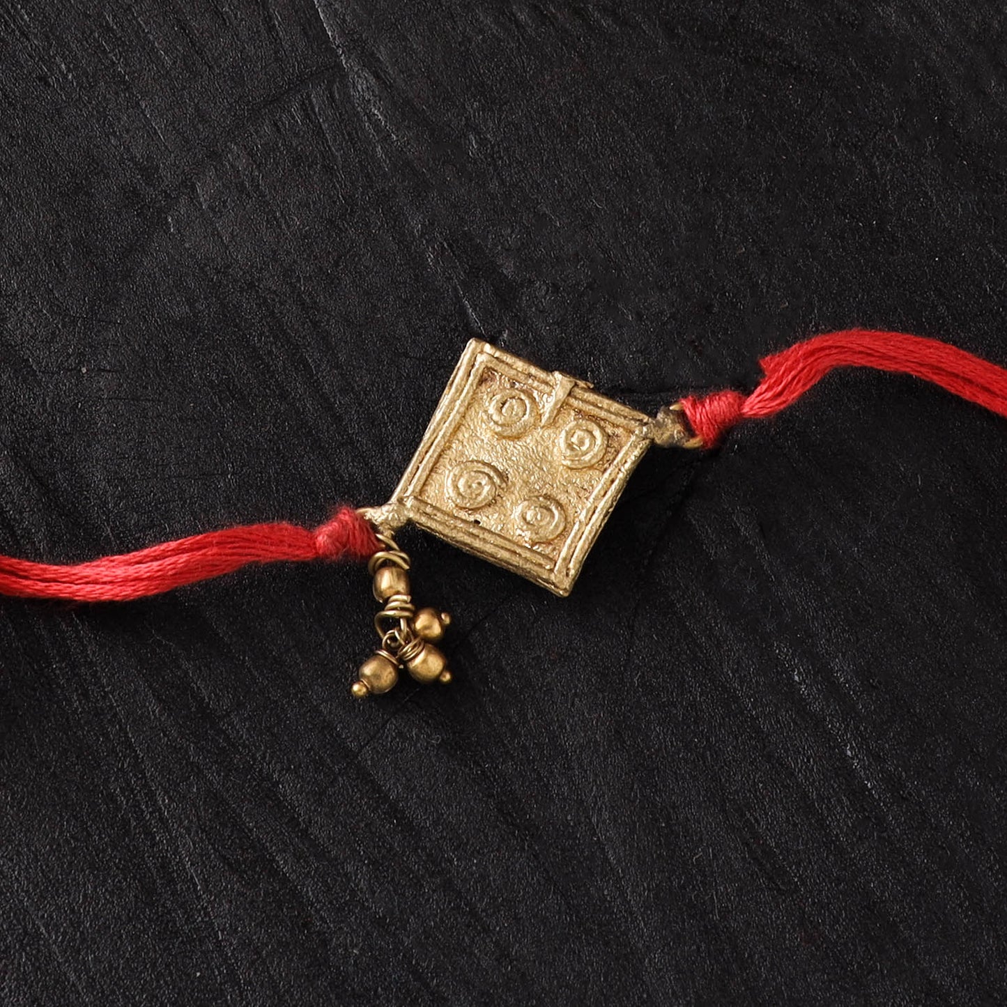 Tribal Dokra Brass Rakhi by Miharu 56