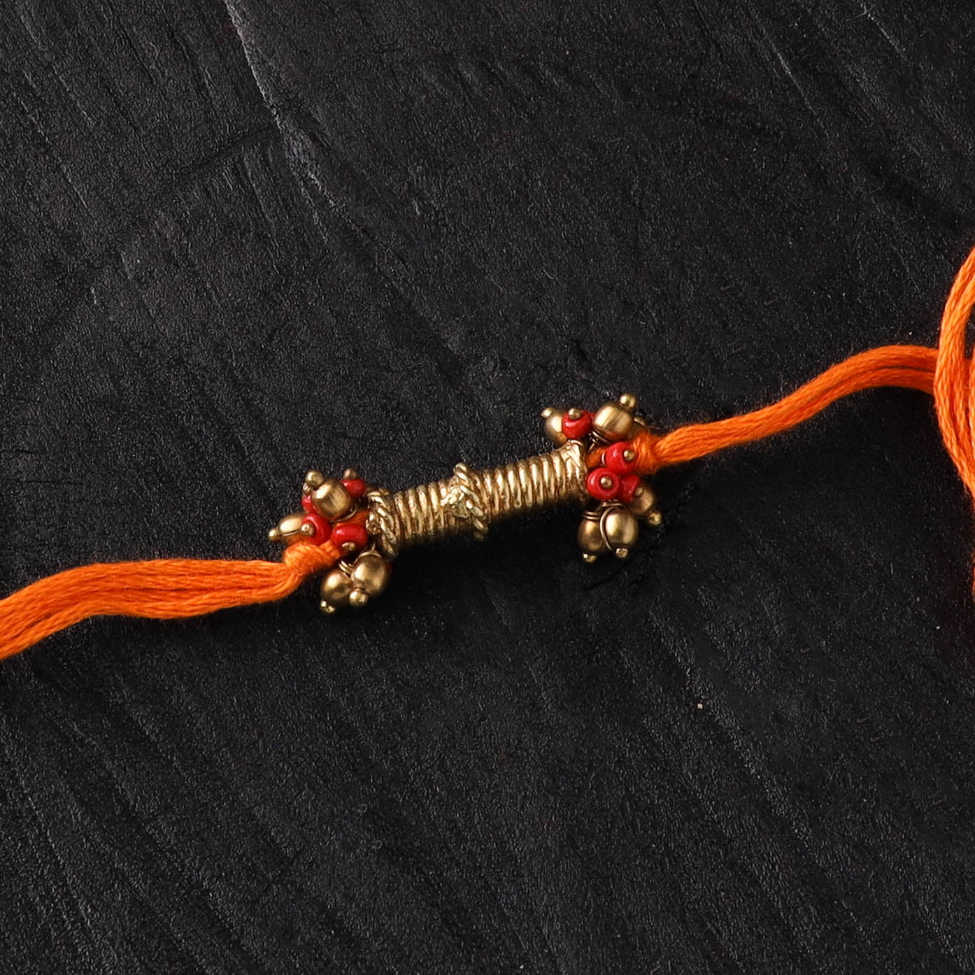 Tribal Dokra Brass Rakhi by Miharu 33