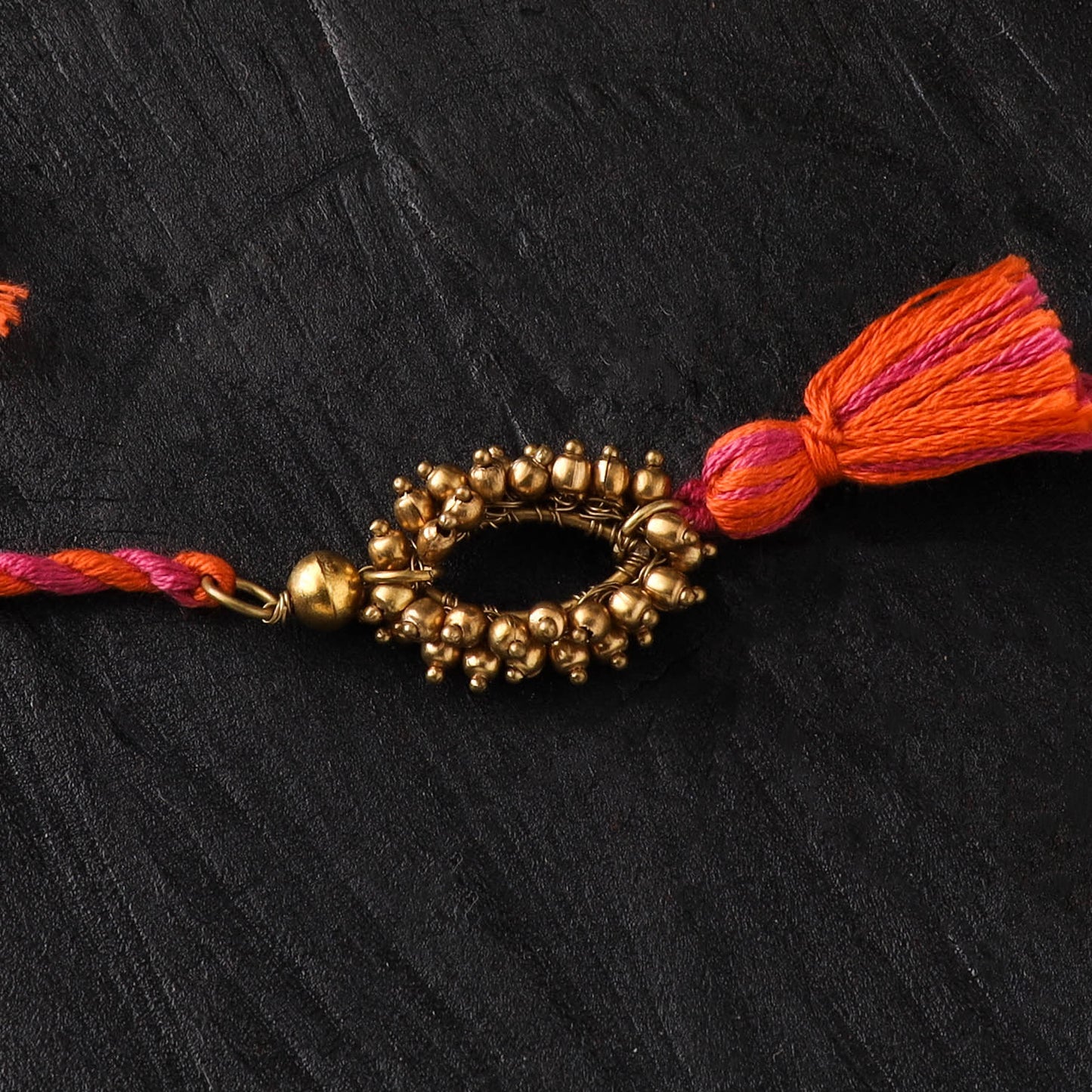 Tribal Dokra Brass Rakhi by Miharu 31