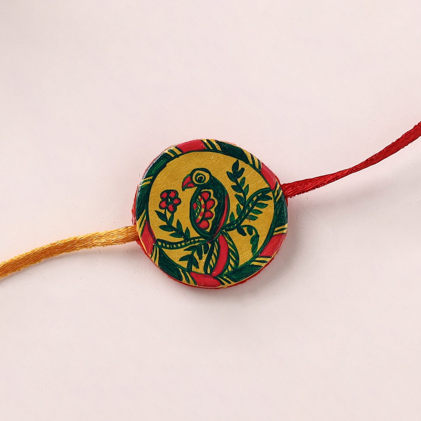 Manjusha Art Handpainted Resin Rakhi 06