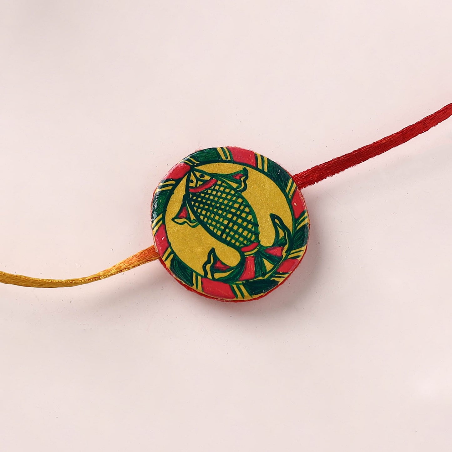 Manjusha Art Handpainted Resin Rakhi 13
