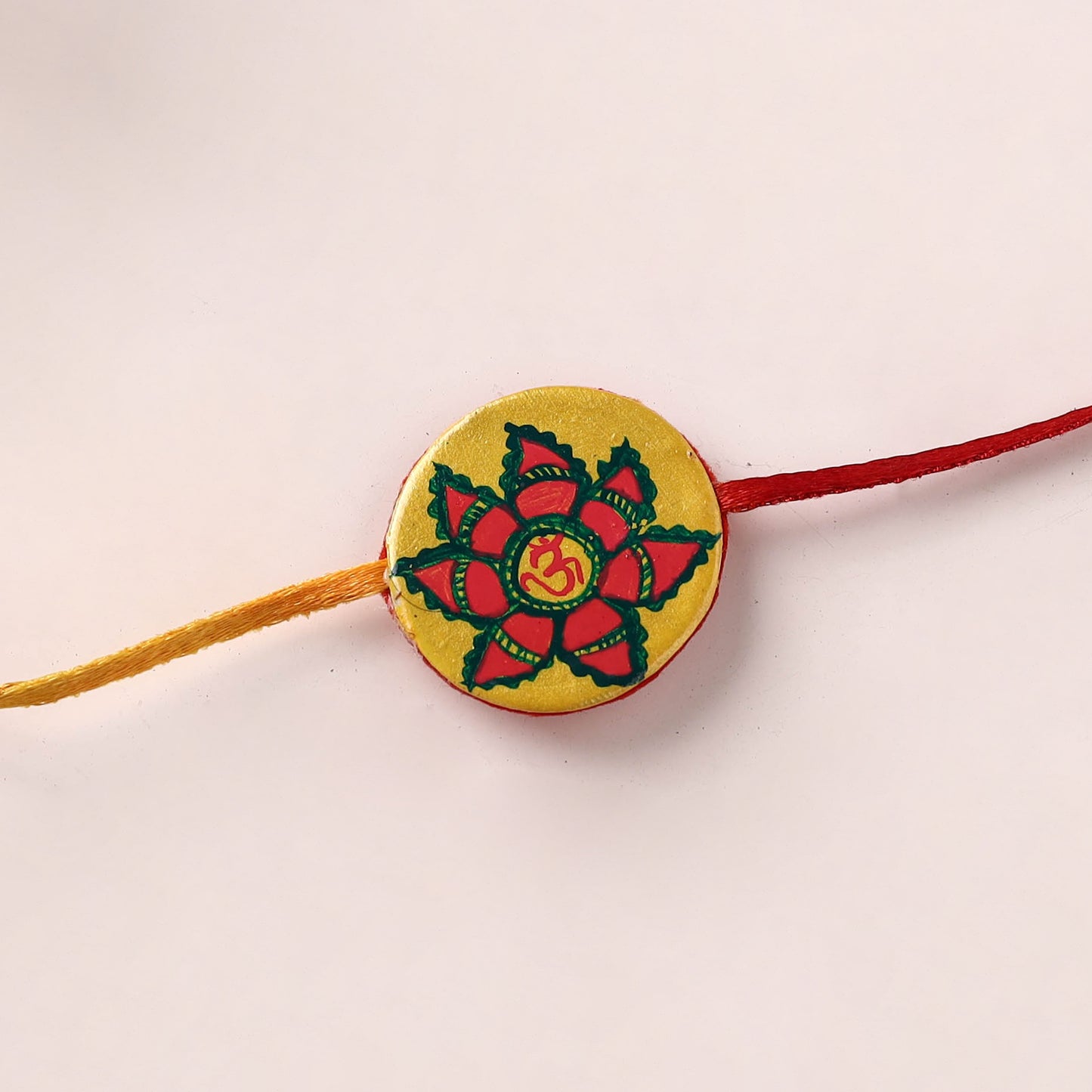 Manjusha Art Handpainted Resin Rakhi 14