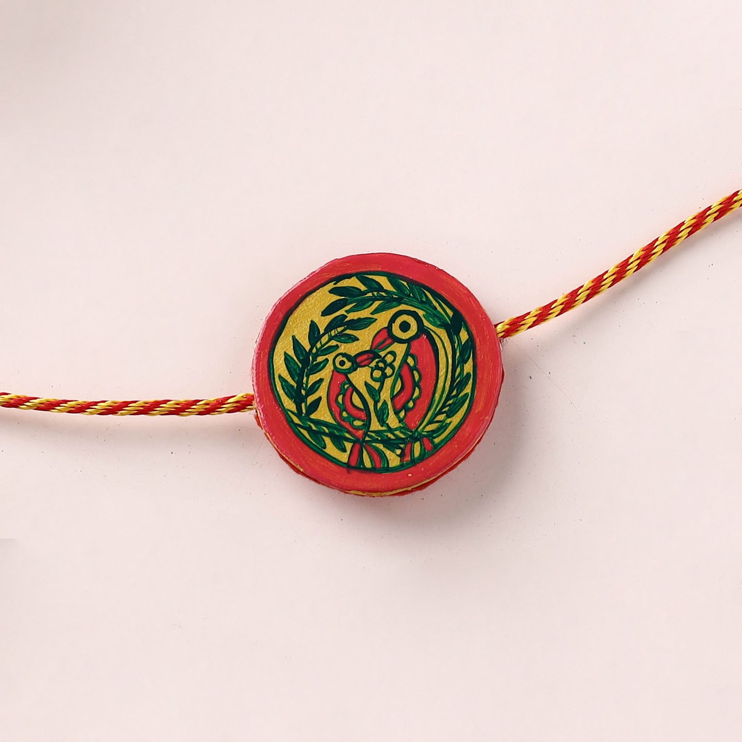 Manjusha Art Handpainted Resin Rakhi 23