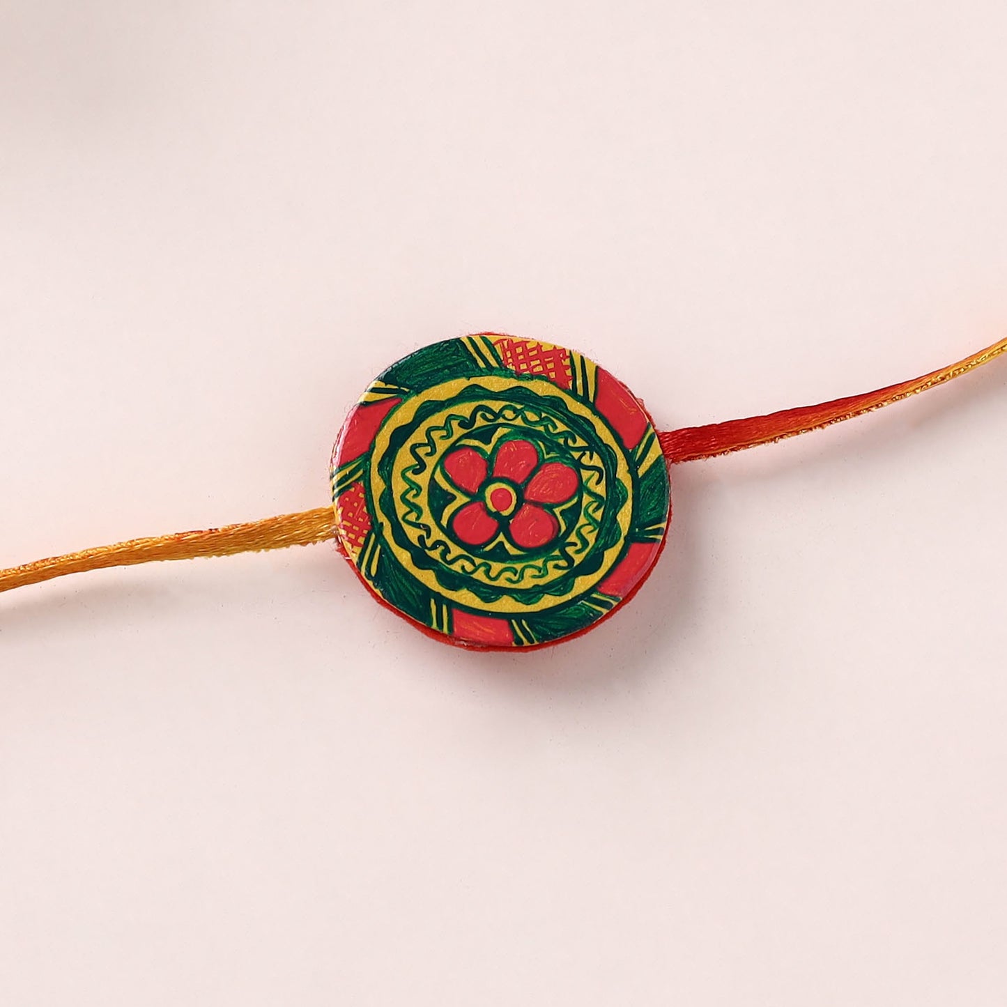 Manjusha Art Handpainted Resin Rakhi 25
