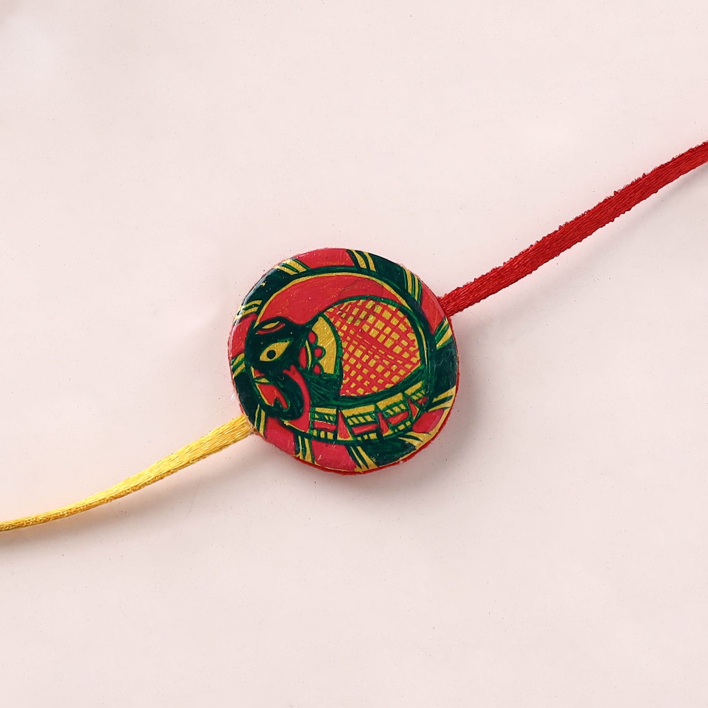 Manjusha Art Handpainted Resin Rakhi 28