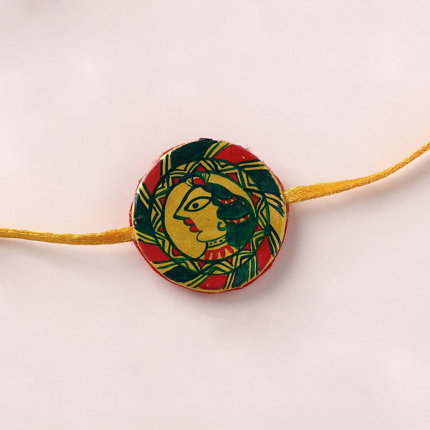 Manjusha Art Handpainted Resin Rakhi 29