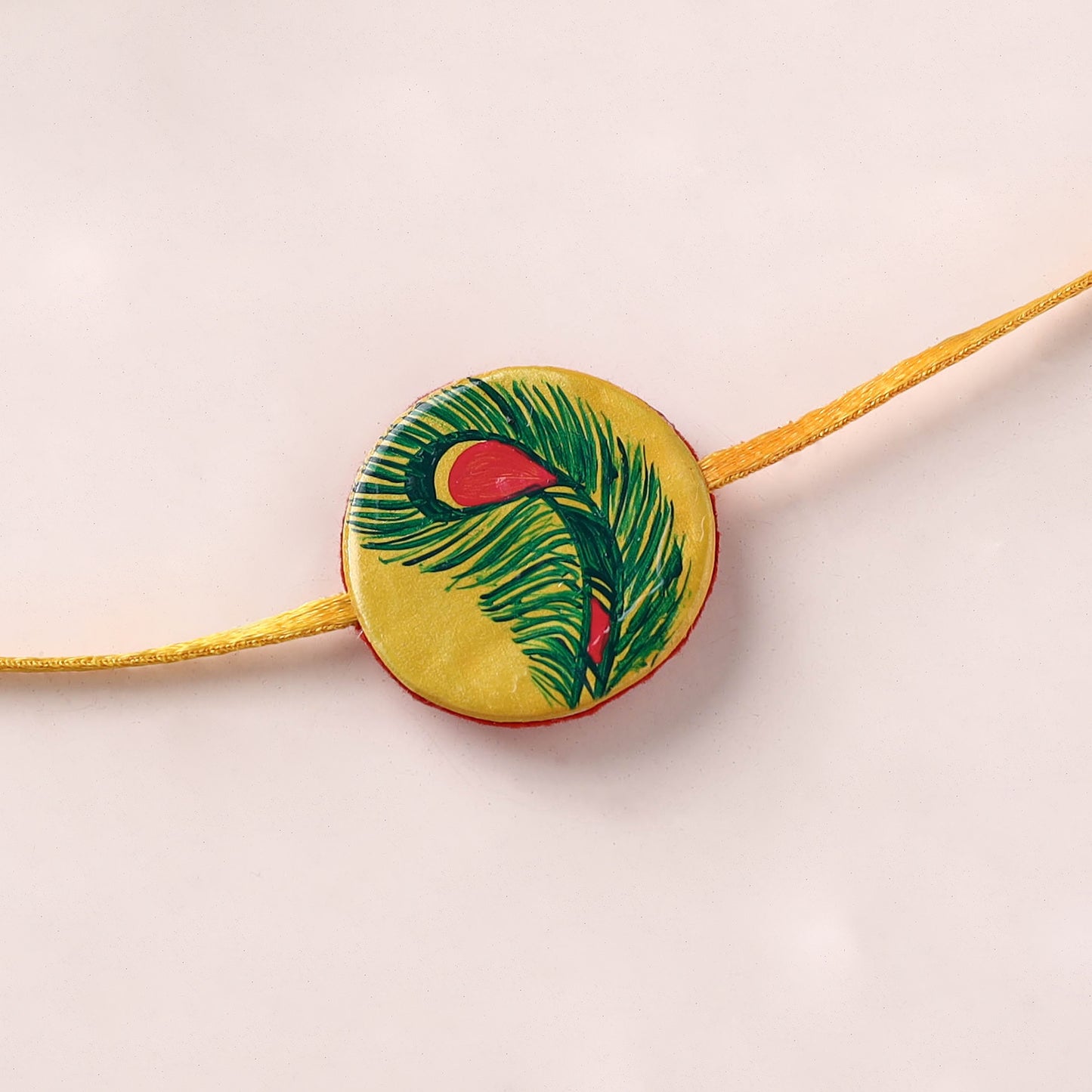 Manjusha Art Handpainted Resin Rakhi 30