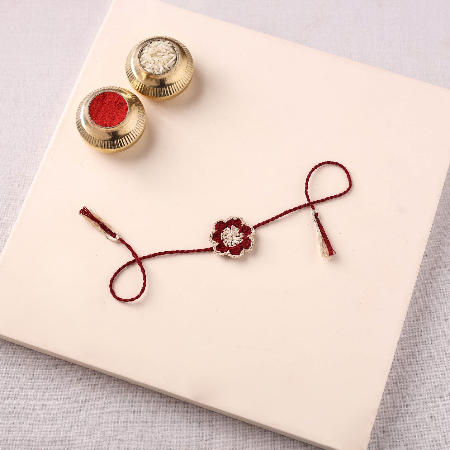 Flower - Handmade Eco-Friendly Plantable Seed Rakhi 06