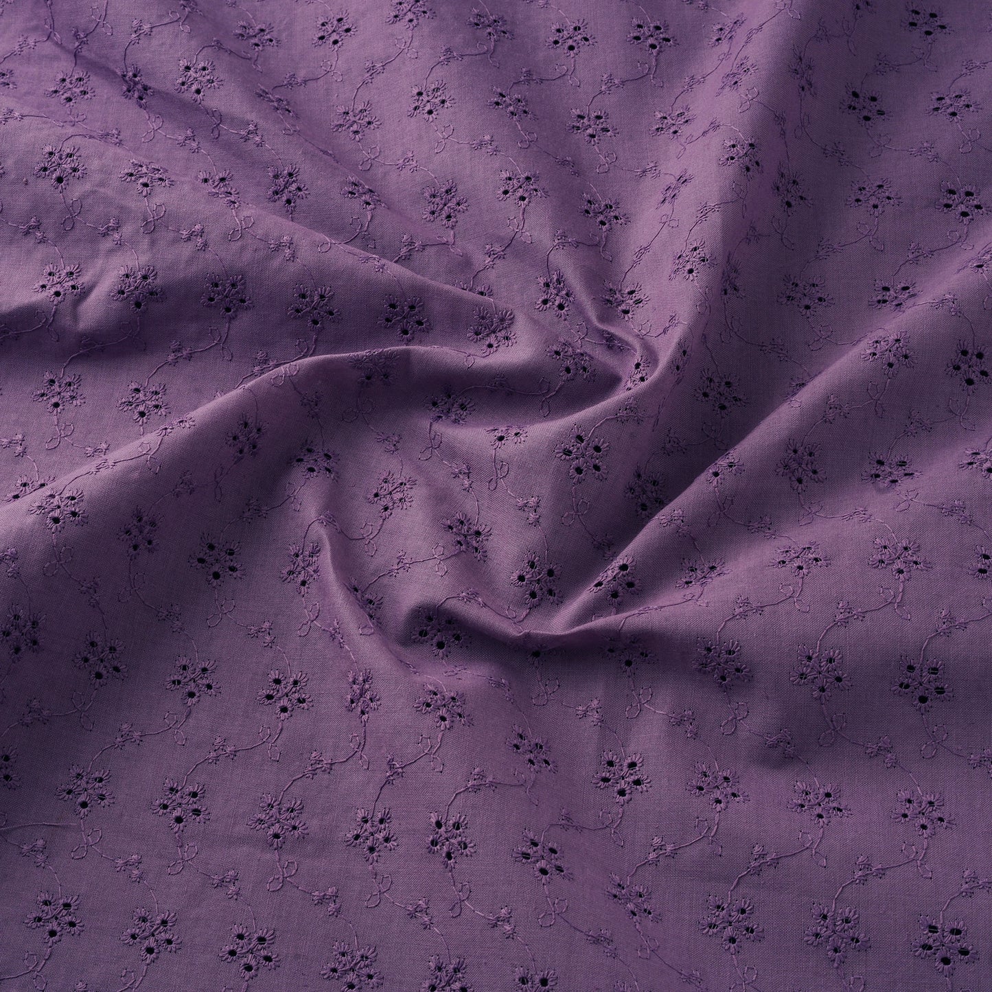 Floral Embroidered Cotton Hakoba Fabric 09