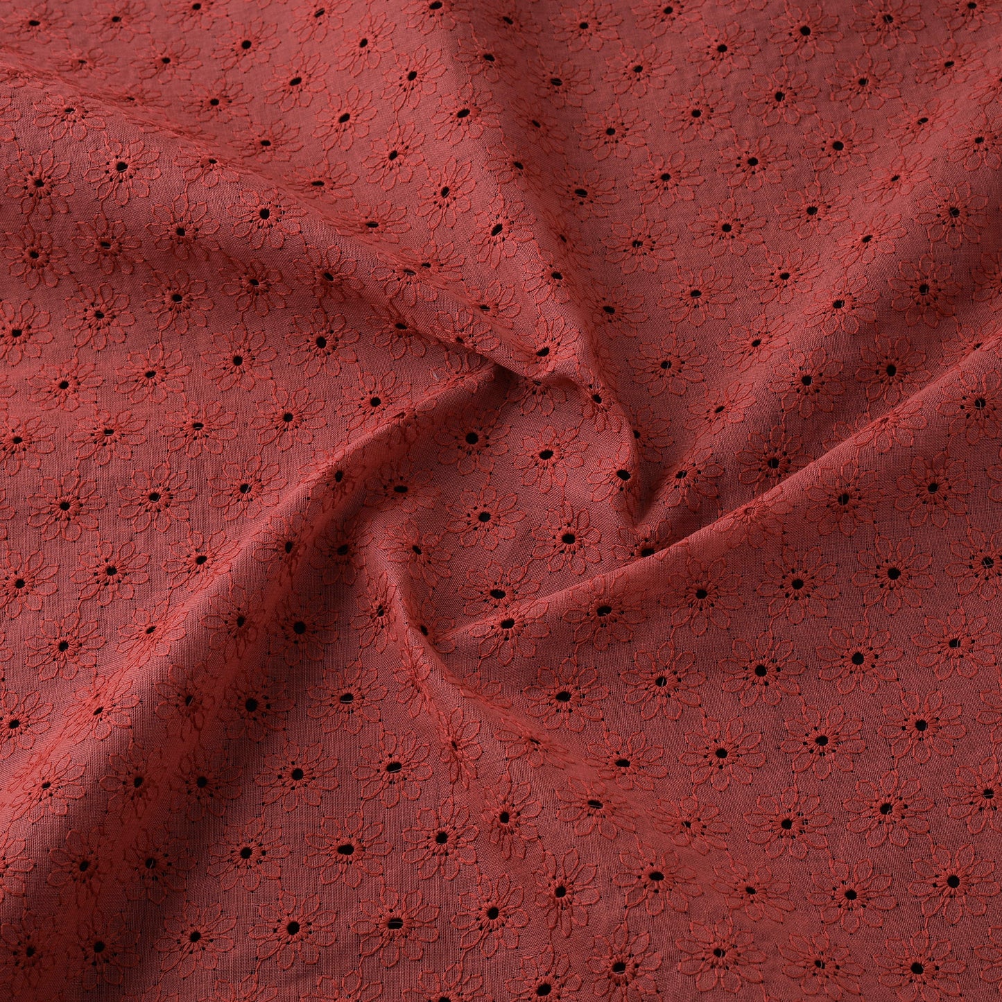 Floral Embroidered Cotton Hakoba Fabric 18