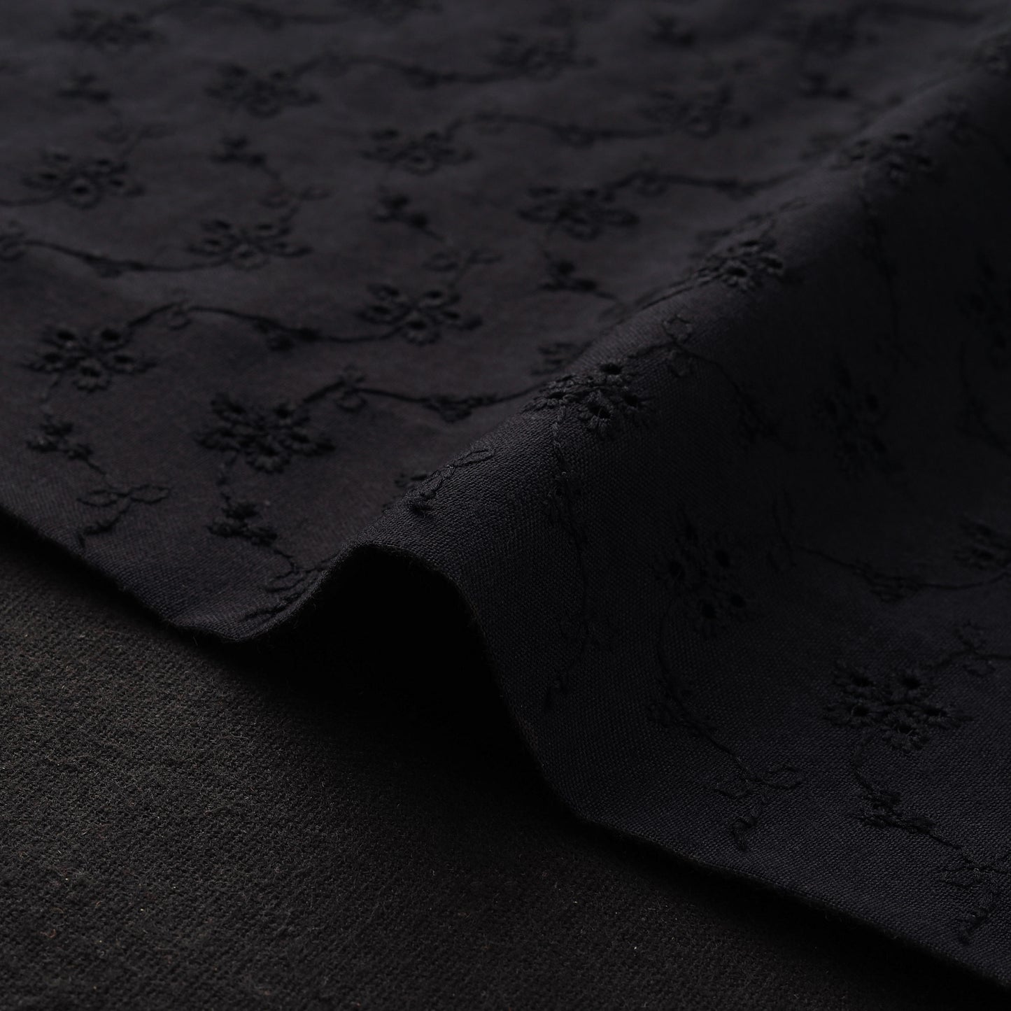 Floral Embroidered Cotton Hakoba Fabric 20