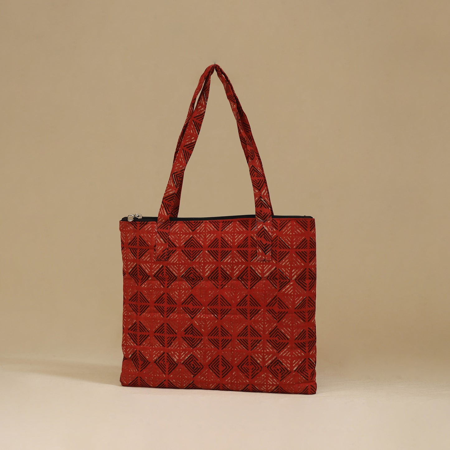 Handcrafted Cotton Quilted Handbag 01